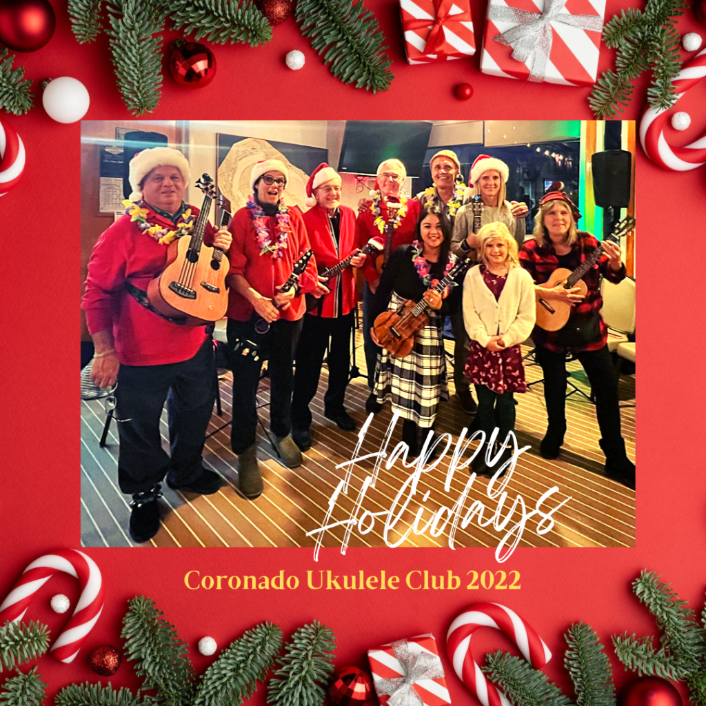 Coronado Ukelele Club-Optimist Club Christmas Concert 2022