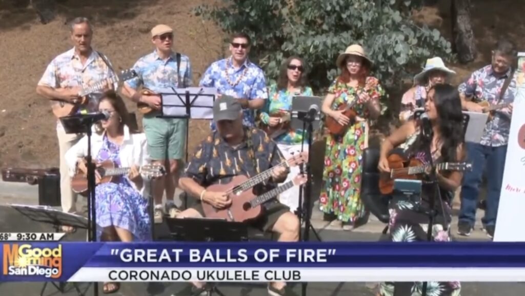 Coronado Ukulele Club on KUSI-TV – July 12, 2024