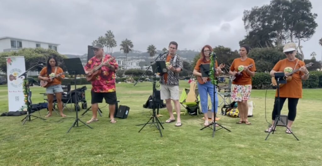 Coronado Ukulele Club- Transplant Trekkers Paddle Out – September 14, 2025